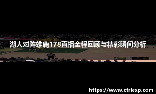 湖人对阵雄鹿178直播全程回顾与精彩瞬间分析